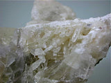 Witherite on Calcite with Fluorite, Bethel Level, Minerva #1 Mine, Cave-in-Rock District, S. Illinois, Mined c. early 1960s, Large Cabinet 8.5 x 9.0 x 13.0 cm, $1200.  Online 11/19.  SOLD.