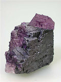 Fluorite on Galena, Hill-Ledford Mine Sub-Rosiclare Level attr., Ozark-Mahoning Company, Cave-in-Rock District, Southern Illinois, Mined c. early 1960's, Tolonen Collection, Small Cabinet 5.0 x 7.0 x 7.5 cm, $650. SOLD