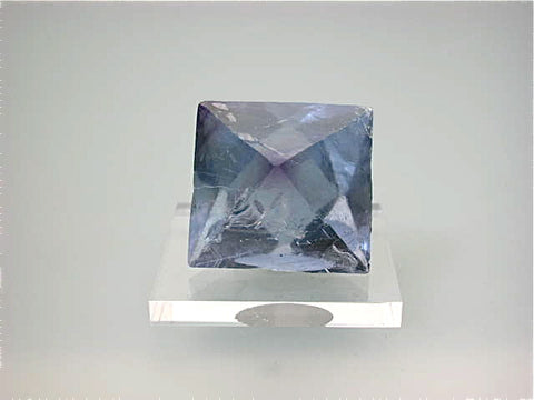 Fluorite (Cleavage), Denton Mine attr., Southern Illinois Miniature 3.5 cm on edge $25. Online 11/09