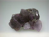 Fluorite on Quartz, Hill-Ledford Mine, Ozark-Mahoning Company, Cave-in-Rock District Southern Illinois, Mined ca. 1960s, Fowler Collection, Small Cabinet 5.0 x 6.5 x 11.0 cm, $125. Online 07/11. SOLD
