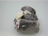 Barite and Calcite on Galena, Cadiz Level, Annabel Lee Mine, Ozark-Mahoning Company, Harris Creek District, Southern Illinois Miniature 4.5 x 4.5 x 5.5 cm $125. Online 12/20