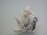 Calcite on Fluorite, Bethel Level, Ozark-Mahoning Company attr., Cave-in-Rock District, Southern Illinois Miniature 4 x 5 x 6 cm $200. Online 10/28