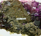 Fluorite and Calcite with Sphalerite and Quartz, Sub-Rosiclare Level, Deardorff Mine, Ozark-Mahoning Company, Cave-in-Rock District, Southern Illinois, Mined c. 1940's-1950's, Tolonen Collection, Small Cabinet 7.0 x 9.5 x 14.0 cm, $1200.  Online 1/18 SOLD