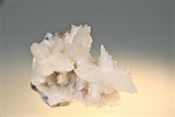SOLD Calcite on Fluorite and Barite, Rosiclare Level (attr.), Minerva #1 Mine (attr.), Minerva Oil Company (attr.), Cave-in-Rock District, Southern Illinois Small cabinet 5 x 5.5 x 7 cm $125. Online 6/9