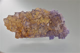 Fluorite with Barite, Bethel Level, attr. North-Green tract, attr. M.F. Oxford #7 Mine, Ozark-Mahoning Company, Cave-in-Rock District, Southern Illinois, Mined c. 1970's, Holzner Collection, Miniature 1.5 x 3.3 x 7.0 cm, $45. Online 8/15.