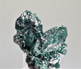 SOLD Malachite after Azurite, Milpillas, Cuitaca, Sonora, Mexico, Mined c. 2010, Kalaskie Collection #1270, Small Cabinet 4.5 x 6.5 x 7.5 cm, $100.  Online 10/5.