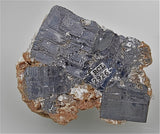 Quartz on Galena, Rosiclare Level, Lead Hill, Cave-in-Rock Sub-district, Southern Illinois, Field Collected November 2018 , Miniature 1.7 cm x 3.5 cm x 5.0 cm, $65.  Online 8/15.