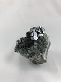 Galena with Quartz, Gjurdurska Mine, Madan District, Bulgaria, Mined c. 2012, Miniature 5.0 x 5.0 x 5.5 cm, $60.  Online Online July 9.