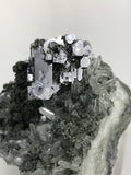 Galena with Quartz, Gjurdurska Mine, Madan District, Bulgaria, Mined c. 2012, Miniature 5.0 x 5.0 x 5.5 cm, $60.  Online Online July 9.