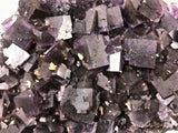 Barite on Fluorite with Quartz and Sphalerite, Sub-Rosiclare Level, W.L. Davis/Deardorff attr., Ozark-Marhoning Company attr., CIR District, S. Illinois, Mined c. 1950's, ex. Louis Lafayette Collection, Large Cab. 3.5 x 14.5 x 20.0 cm, $250. Online 10/9