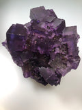 Fluorite, Rosiclare Level, Denton Mine, Ozark-Mahoning Company, Harris Creek District, Southern Illinois, Dr. David London Collection L-336, Mined c. mid 1980’s;  Large Cabinet 10 x 12 x 12 cm, $2500.  Online 10/12