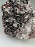Quartz on Sphalerite, Sub-Rosiclare Level, W. L. Davis/Deardorff Mine, Ozark-Mahoning Company, Cave-in-Rock District, Southern Illinois, Mined c. early 1970's, ex. Roy Smith Collection, Small Cabinet 4.5 x 6.0 x 9.5 cm, $250. Online Dec. 12.