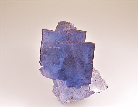 Fluorite with Malachite, Rosiclare Level, Main Ore Body, Denton Mine, Ozark-Mahoning Company, Harris Creek District, Southern Illinois, Mined Aug. 1994, Small Cabinet 5.0 cm x 5.0 cm x 8.5 cm, $2500. Online Feb. 28.