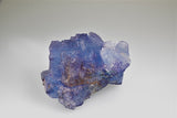 Fluorite with Malachite, Rosiclare Level, Main Ore Body, Denton Mine, Ozark-Mahoning Company, Harris Creek District, Southern Illinois, Mined Aug. 1994, Small Cabinet 5.0 cm x 5.0 cm x 8.5 cm, $2500. Online Feb. 28.
