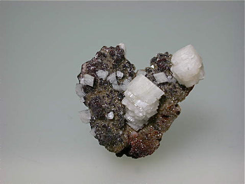 Calcite, attr: Ojuela Mine, Mapimi, Durango, Mexico, Mined c. early 1970s, Dr. Perry & Anne Bynum Collection, Miniature 2.0 x 3.5 x 4.0 cm, $60.  Online 7/24.