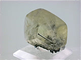 Calcite with Stibnite inclusions, Xikuangshan Mine, Lengshui, Jiang, Hunan province, China Miniature 1.6 x 3.5 x 4.0 cm $90. Online 8/26