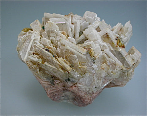 Barite with Fluorite and Chalcopyrite, Wolkenstein Mine No. 137, Saxony, Germany Small cabinet 6 x 7 x 8 cm $450. Online 3/13