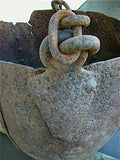 Kibble and Tram Wheels, Petherick Mine, Copper Falls Mining Company, Lake Superior Copper District, Keweenaw County, Michigan - PENDING DONATION TO A. E. SEAMAN MUSEUM