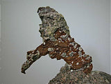 Copper in Basalt, Lake Superior Copper District, attr: Petherick Mine, Copper Falls Complex, Keweenaw County, Michigan Medium cabinet 9 x 9 x 15 cm  $75. Online 6/6