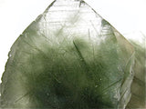Quartz with Byssolite Inclusions, Miage Glacier, Veny Valley, Courmayeur, Aosta Valley, Italy, Mined c. 1995-2000, Dr. J. Gebel Collection, Miniature 1.8 x 4.5 x 5.2 cm, $350. Online 7/2.