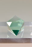 Fluorite, William Wise Mine, Westmoreland, Cheshire County, New Hampshire, Miniature, 1.6 cm on edge, $75. Online 10/9