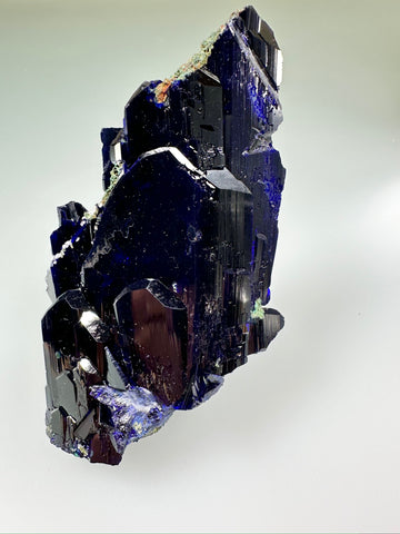 Azurite, Tseumeb Mine, Oshikoto Region, Namibia, ex. WIlliam Mickols Collection, Small Cabinet, 3 x 6 x 10 cm, $1500. Online Oct. 9.