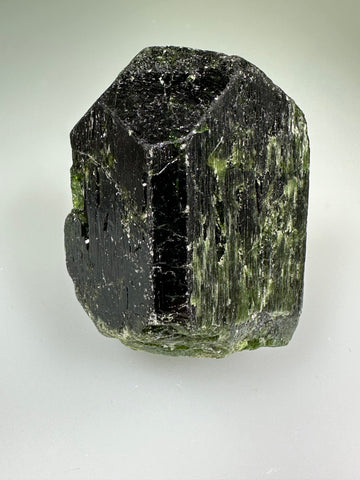 Diopside, Farghamiru, Jurm District, Badakhshan, Afghanistan, MIned c. early 2000s, ex. WIlliam Mickols Collection, Miniature, 2.2 x 2.2 x 3.5 cm, $250. Online Oct. 9.