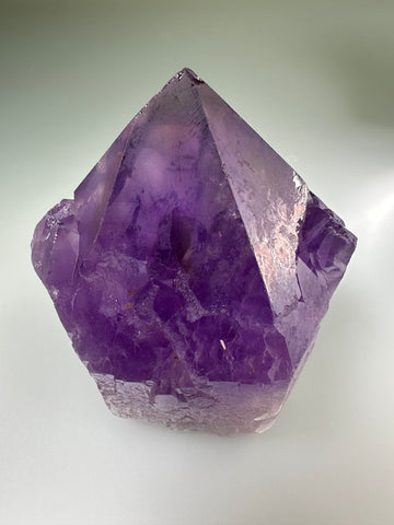 Ametrine, Anahi Ametrine Mine, Santa Cruz Province, Bolivia, Mined c. 1990s, ex. WIlliam Mickols Collection, Small Cabinet, 5.5 x 7 x 8 cm, $25. Online Oct. 9.