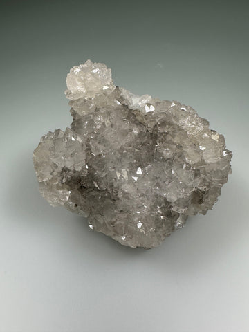 QUARTZ, Sub-Rosiclare Level, W.L. Davis-Deardorff Mine, Ozark-Mahoning Company, Cave-in-Rock Subdistrict, Mined ca. 1950s-1960s, ex. Ryan Smith Collection, Miniature 4 x 6 x 7 cm, $100. Online July 8.