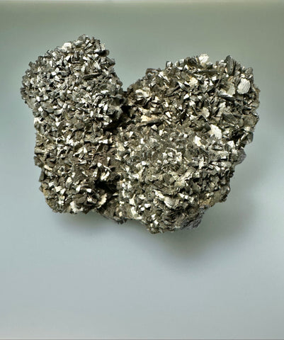 Marcasite on Galena, Tri-State District, Picher, OK, Ex-Jim Mullens, Commerce, OK, Dr. David London Collection L-220, Medium Cabinet , 10 x 11 x 14 cm. $850. Online Feb. 27.