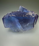 Fluorite with calcite and chalcopyrite,  Sub-Rosiclare Level,  Bahama Pod, Denton Mine, Ozark-Mahoning Company, Harris Creek Subdistrict, Mined September 1992, Dr. David London Collection L-073, Medium Cabinet 9 x 9 x 11.5 cm, $4,500. Online Feb. 27.