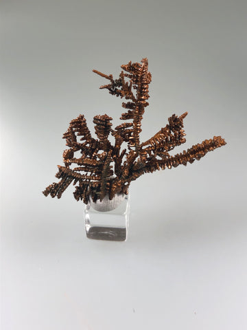 Copper, Champion Mine, Lake Superior Copper District, Houghton County, Michigan, ex. Louis Lafayette Collection, Miniature 0.8 x 3.5 x 5.0 cm, $350. Online 08/25