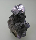 Galena and Fluorite, Denton Mine, Ozark-Mahoning Company, Harris Creek District, Southern Illinois, Mined c. 1993, Tolonen Collection, Miniature 3.0 x 4.0 x 6.0 cm, $125.  Online 1/18. SOLD