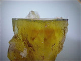 Calcite on Fluorite, Bethel Level, Annabel Lee Mine, Ozark-Mahoning Company, Harris Creek District, Southern Illinois, Mined c. 1985-1990, Tolonen Collection, Medium Cabinet 7.0 x 11.0 x 14.0 cm $2500. SOLD