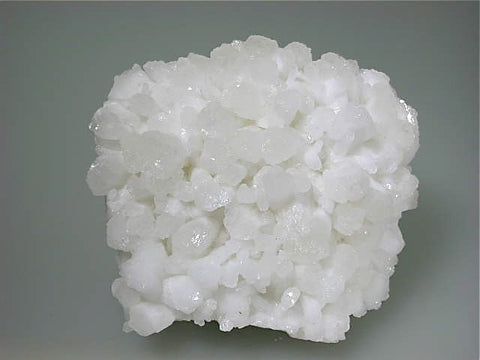 Calcite on Fluorite, Rosiclare Level Minerva #1 Mine, Ozark-Mahoning Company, Cave-in-Rock District, Southern Illinois, Mined c. 1992-1993, Tolonen Collection, Medium Cabinet 5.0 x 9.5 x 10.0 cm, $200.  Online 1/13. SOLD.