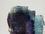 Fluorite, Rosiclare Level Minerva #1 Mine, Ozark-Mahoning Company, Cave-in-Rock District, Southern Illinois, Mined c. 1992, Tolonen Collection, Miniature 1.7 x 3.0 x 3.3 cm, $350. SOLD