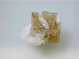 Fluorite with Celestite, White Rock Quarry, Ottawa County, Clay Center, Ohio Miniature 1.8 x 2 x 2.5 cm $25. Online 10/21 SOLD