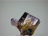Fluorite and Sphalerite, Bethel Level Minerva #1 Mine, Ozark-Mahoning Company, Cave-in-Rock District, Southern Illinois, Mined ca. 1994-1995, Koster Collection #00190, Miniature 3.0 x 3.3 x 3.5 cm, $125. Online 03/04.  SOLD.