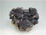 Galena and Fluorite with Calcite, Hill-Ledford Mine attr., Ozark-Mahoning Company attr., Cave-in-Rock District Southern Illinois, Mined ca. early 1960s, Noll Collection #CN3500, Miniature 4.0 x 6.0 x 8.0 cm, $200. Online 07/11 SOLD