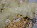 SOLD Calcite, Mihalkovo Mine, Devin Obshtina, Smolyan Oblast, Bulgaria, Mined 1985, Large Cabinet 13 x 22 x 28 cm, $800. Online 3/23.