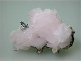 Manganoan Calcite with Sphalerite and Galena, Second Sovietskiy Mine, Dal'negorsk, Primorskiy kray, Russia Small cabinet 4 x 7 x 9.5 cm $450. SOLD