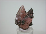 Copper included Calcite with Copper, Pewabic Lode. Quincy Mine, Houghton County, Michigan 2 x 3.5 x 4 cm $1200. Online 9/06. SOLD.