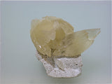 Calcite on Barite, Rosiclare Level, Minerva #1 Mine, Ozark-Mahoning Company, Cave-in-Rock District, Southern Illinois Miniature 2.5 x 4 x 4 cm $15. Online 10/27