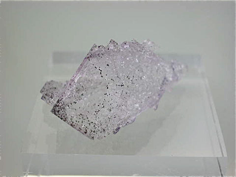 SOLD Fluorite, Elmwood Complex, Carthage, Smith County, Tennessee, Mined c. 1984, Kalaskie Collection #42-94, Miniature 2.5 x 2.5 x 5.0 cm, $250.  Online 11/10