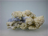 Benstonite on Fluorite with Celestite, Bethel Level, Minerva Oil Company, Cave-in-Rock District, Southern Illinois Small cabinet 5 x 5 x 9 cm $950. Online 5/10.  SOLD.
