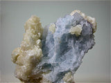 Benstonite on Fluorite with Celestite, Bethel Level, Minerva Oil Company, Cave-in-Rock District, Southern Illinois Small cabinet 5 x 5 x 9 cm $950. Online 5/10.  SOLD.