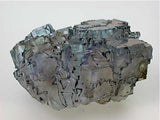 Fluorite with Hydrocarbon, Rosiclare Level, Cross-Cut Orebody, Minerva #1 Mine, Ozark-Mahoning Company, Cave-in-Rock District, Southern Illinois, Mined c. 1990, Tolonen Collection, Small Cabinet 3.5 x 5.5 x 8.0 cm, $650.  Online 1/18.  SOLD.