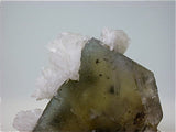 Barite on Fluorite, Rosiclare Level, attr: Minerva #1 Mine, Ozark-Mahoning Company, Cave-in-Rock District, Southern Illinois Miniature 4 x 4 x 5.5 cm $65. Online 5/10 SOLD