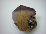 Sphalerite on Fluorite, Butterknife Pod Denton Mine, Ozark-Mahoning Company, Harris Creek District, Southern Illinois, Mined ca. 1986, Koster Collection #00668, Medium Cabinet 6.0 x 6.5 x 6.8 cm, $250. Online 3/11. SOLD.