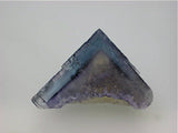 Fluorite, Rosiclare Level Minerva #1 Mine, Ozark-Mahoning Company, Cave-in-Rock District, Southern Illinois, Mined c. 1992 - 1993, Tolonen Collection, Miniature 3.4 x 3.8 x 4.8 cm, $125.  Online 3/18. SOLD.
